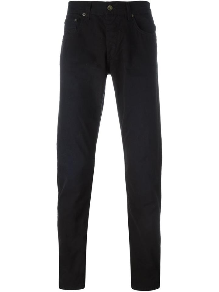 Rag & Bone Slim Fit Jeans, Men's, Size: 32, Black, Cotton
