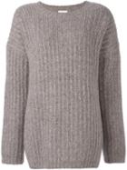 See By Chloé Chunky Ribbed Jumper, Women's, Size: Xs, Nude/neutrals, Nylon/acrylic/mohair/wool