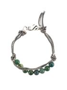 Emanuele Bicocchi Beaded Chain Bracelet - Green