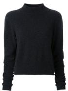 Dion Lee Split Back Knit Top, Women's, Size: 6, Grey, Cashmere