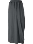 Rundholz Maxi Jersey Skirt, Women's, Size: Small, Grey, Cotton/spandex/elastane