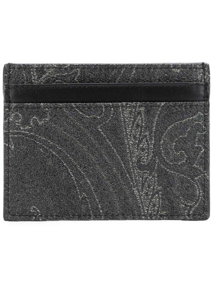 Etro Paisley Print Cardholder - Black