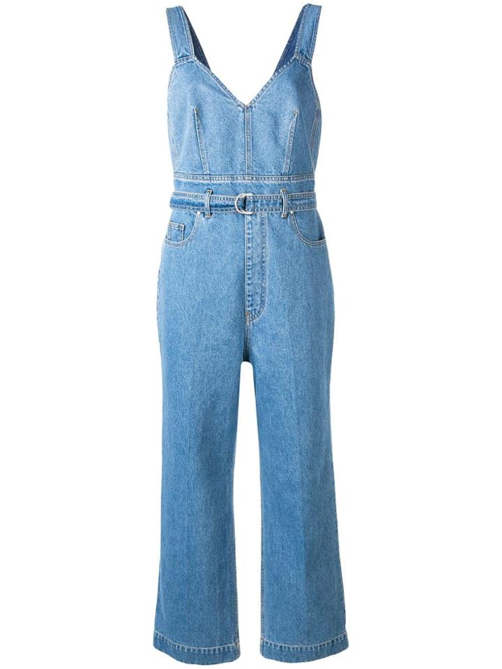Christian Wijnants Oishi Denim Jumpsuit - Blue