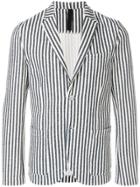 Harris Wharf London Unstructured Striped Blazer - White