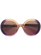 Gucci Eyewear Oversized Round-frame Sunglasses - Purple