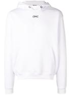 Omc Embroidered Logo Hoodie - White