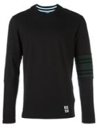 Raf Simons Contrast Panel Sweatshirt, Men's, Size: Small, Black, Cotton