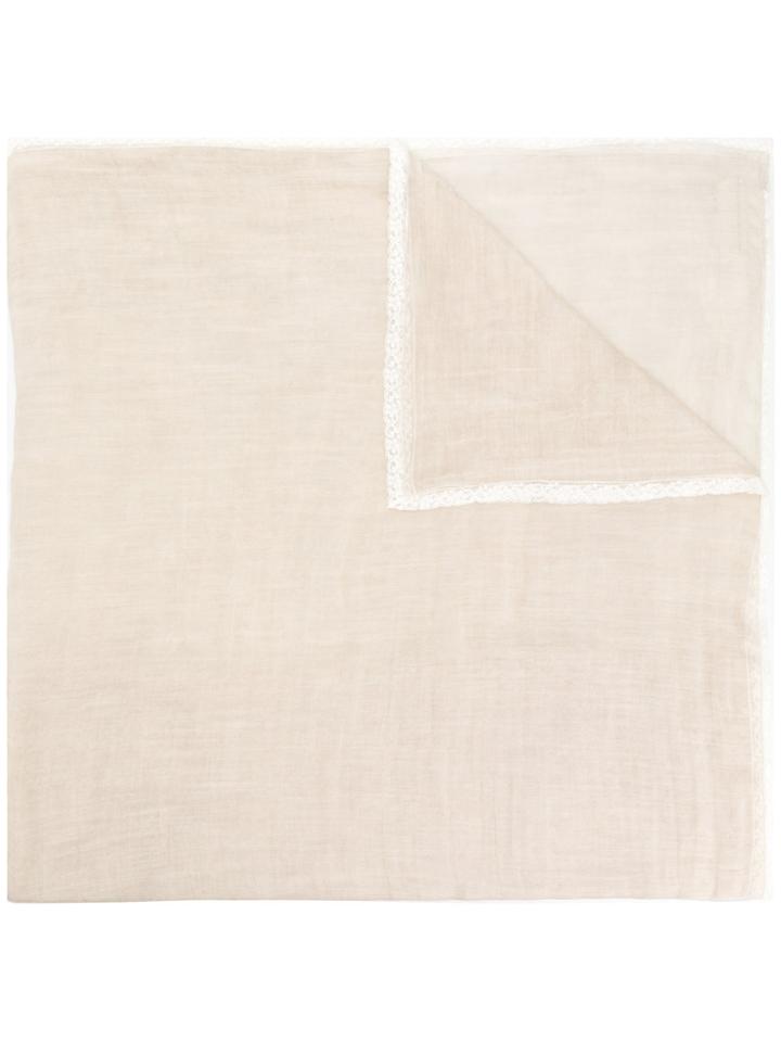Faliero Sarti Classic Woven Scarf - Nude & Neutrals