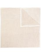 Faliero Sarti Classic Woven Scarf - Nude & Neutrals