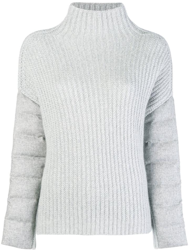 Herno Chunky Knit Jumper - Grey