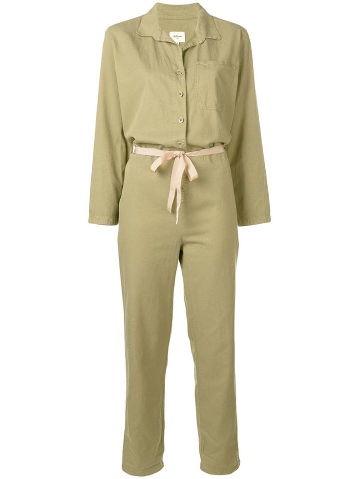 Bellerose Cropped Boilersuit - Green