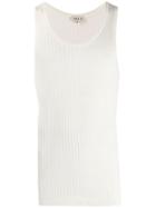 You As Ribbed Vest Top - White