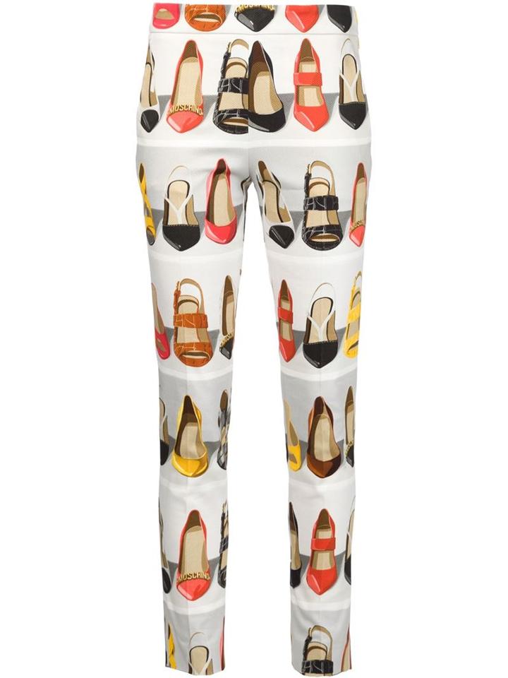 Moschino High Heel Printed Trousers
