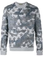 Valentino Camustars Sweatshirt, Size: Large, Grey, Cotton/polyamide