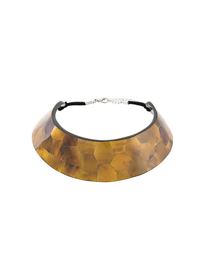Nathalie Trad 'mimas' Choker Necklace, Women's, Brown