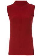 Alcaçuz High Neck Guaracema Blouse - Red