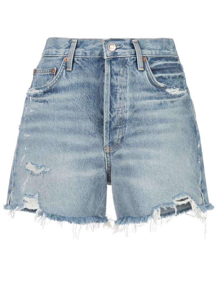 Agolde Ultra High Rise Short - Blue