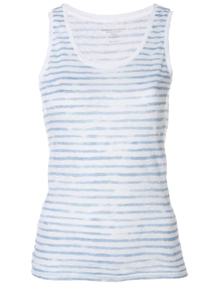 Majestic Filatures Stretch Vest Top - Blue