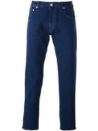 Pt05 Straight Leg Jeans, Men's, Size: 32, Blue, Cotton/spandex/elastane