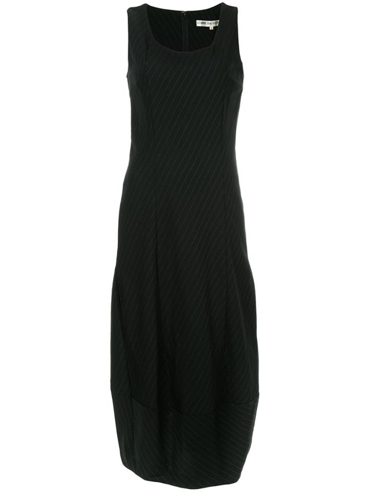 Comme Des Garçons Vintage Pinstripe Maxi Dress - Black