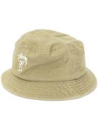 Stussy Embroidered Logo Bucket Hat - Green