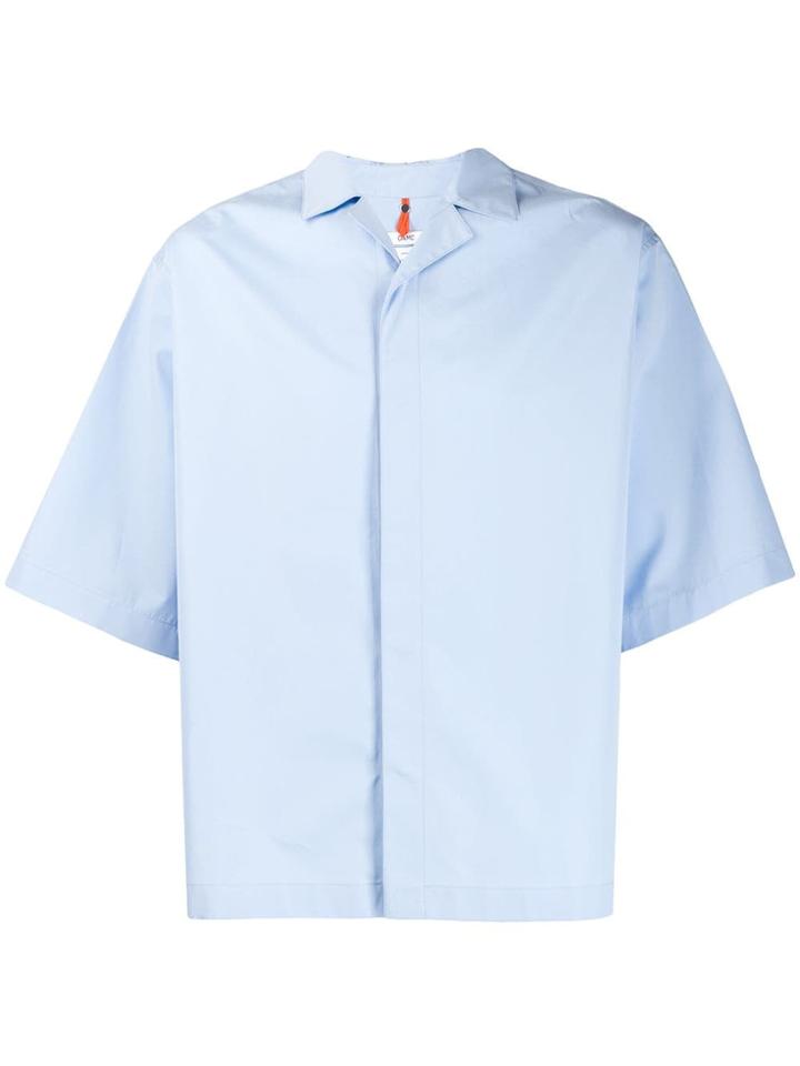Oamc Oversized Button-up Shirt - Blue