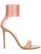 Gianvito Rossi Ankle Cuff Toe Strap Sandals - Nude & Neutrals