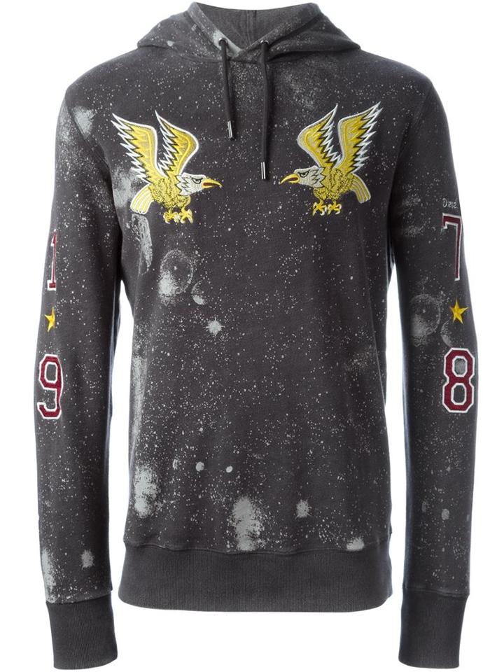 Diesel Embroidered Eagle Hoodie