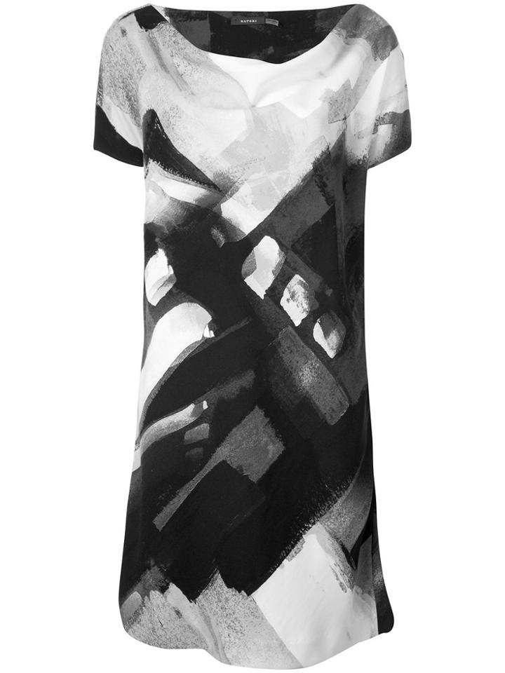 Natori Printed Dress - Black