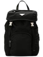 Prada Vela Backpack - Black