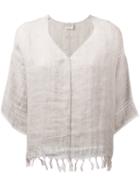 Forte Forte - Fringed Jumper - Women - Linen/flax - 2, Nude/neutrals, Linen/flax