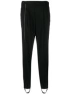 Zucca Asymmetric Zipped Trousers - Black