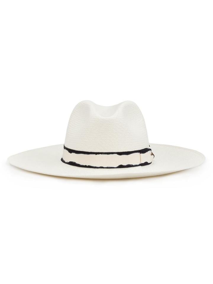 Filù Hats Mauritius Hat, Women's, Size: M, White, Straw/viscose/cotton