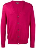 N.peal Button Up Cardigan, Men's, Size: Small, Pink/purple, Cashmere/silk