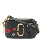 Marc Jacobs Hand To Heart Snapshot Crossbody Bag, Black, Leather