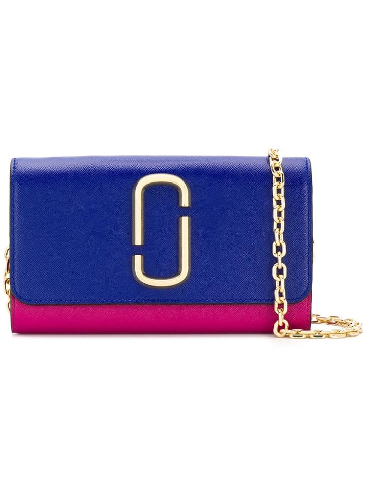 Marc Jacobs Chain Crossbody Bag - Pink & Purple