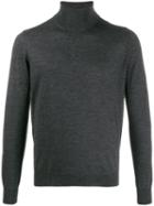 Tagliatore Roll Neck Pullover - Grey