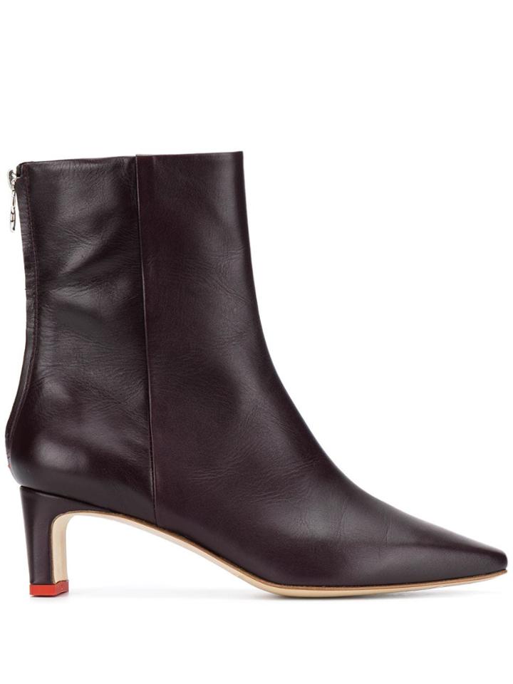 Aeyde Ivy Ankle Boots - Purple