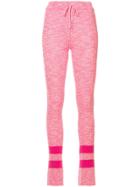 Baum Und Pferdgarten Knitted Track Pants - Pink & Purple