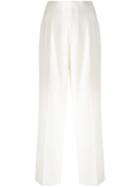 Polo Ralph Lauren Cropped Trousers, Women's, Size: 10, White, Polyester/wool