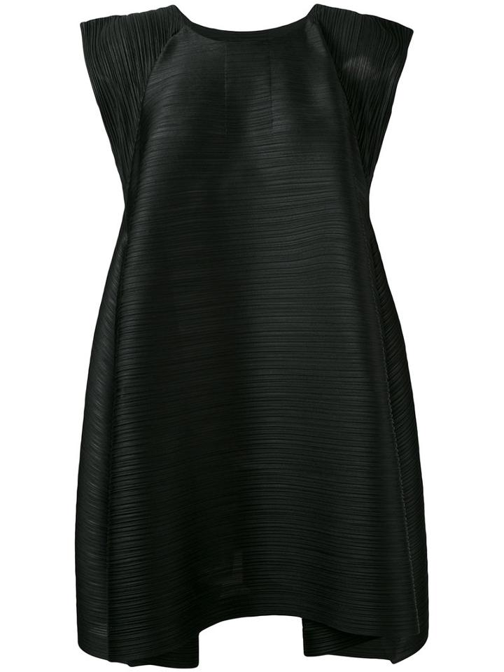Pleats Please By Issey Miyake - Pleated Dress - Women - Polyester - 5, Black, Polyester