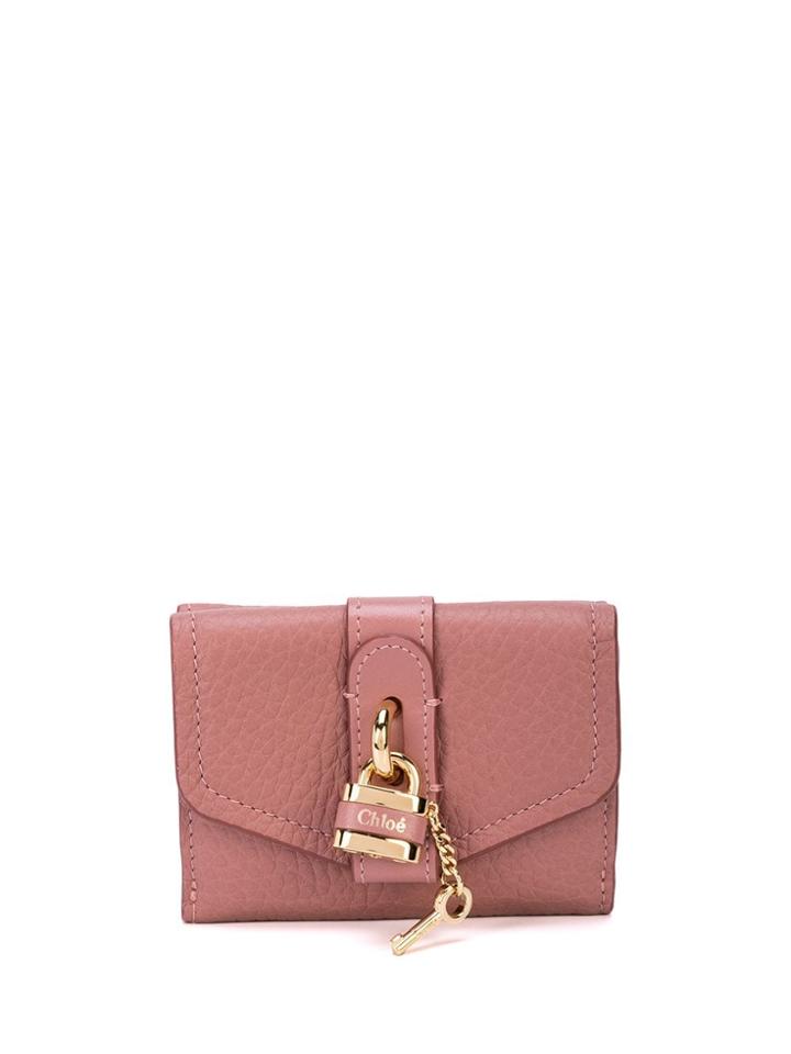 Chloé Small Aby Tri-fold Wallet - Pink