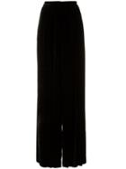 Andrea Marques - Palazzo Pants - Women - Silk/viscose - 42, Black, Silk/viscose