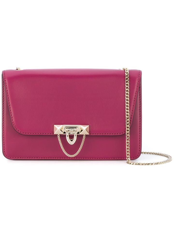 Valentino Valentino Garavani Chain Shoulder Bag - Pink & Purple