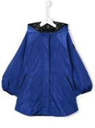 Kenzo Kids Hooded Jacket, Girl's, Size: 6 Yrs, Blue