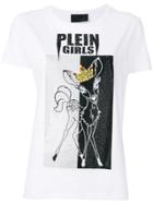 Philipp Plein Crystal Bambi T-shirt - White