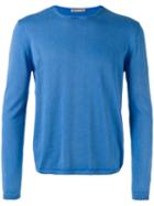 Cruciani - Crew Neck Sweater - Men - Cotton - 50, Blue, Cotton
