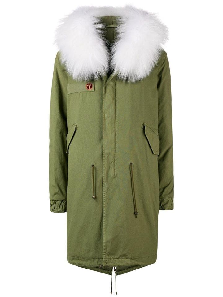 Mr & Mrs Italy Customisable Mid-length Parka - Green