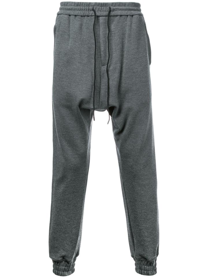 Juun.j Tapered Drawstring Sweatpants - Grey
