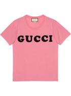 Gucci Gucci Cotton T-shirt - Pink & Purple